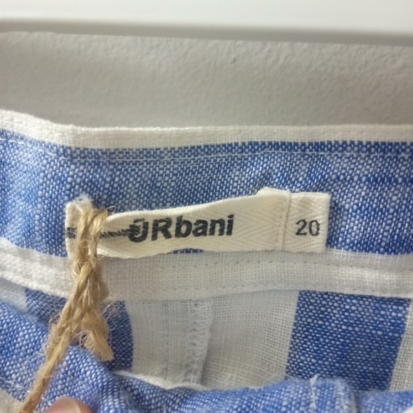 Urbani, NWT, Women's, Skirt, Mid Length, Size 20, Color Blue, White - Picture 6 of 9